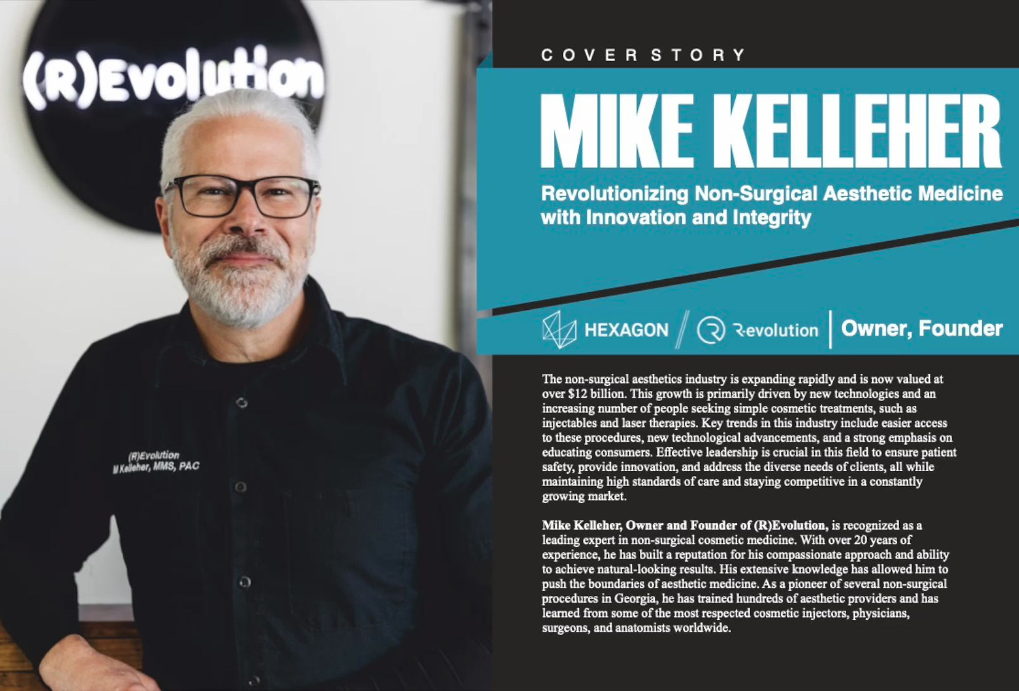 Mike Kelleher at (R)Evolution MedSpa